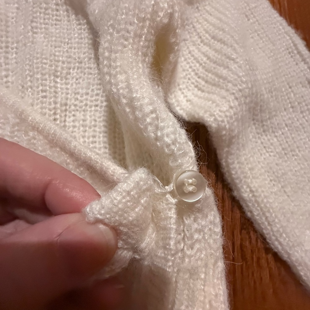 NWOT Zara Wrap Cropped Sweater 2-3 Years - Picture 5 of 8